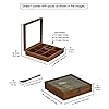exclusivelane sheesham wooden spice box with spoon (non removable partitions, 50 ml, brown) |spice box wooden namak dani for kitchen wood masala box for kitchen wooden masala dabba dani container