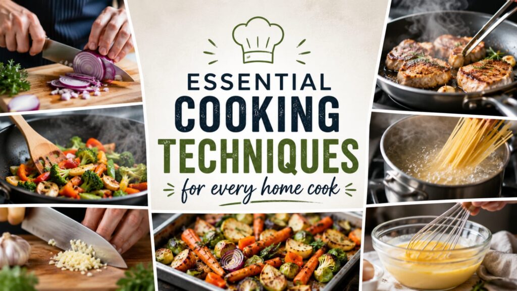 7 Essential Cooking Techniques Every Home Cook Should Master Blog 4 Featured Image 1024x576