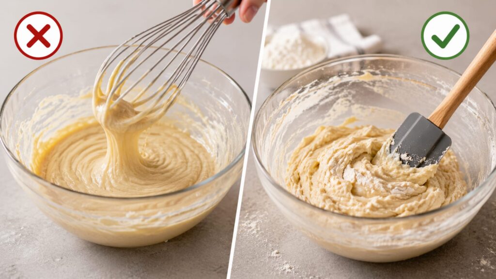 Common Baking Mistakes Beginners Make (And How to Avoid Them) Blog 7 Overmixing 1024x576