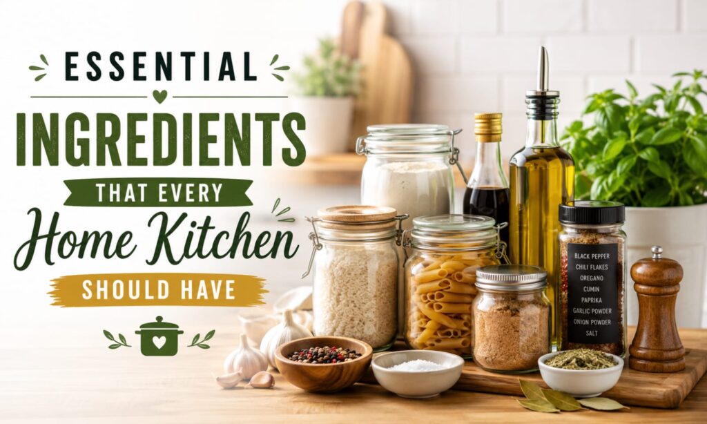 Essential Ingredients Every Home Kitchen Should Always Have Blog 8 Featured Image 1024x614