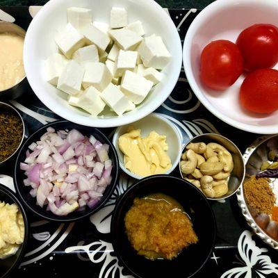 paneer butter masala ingredients