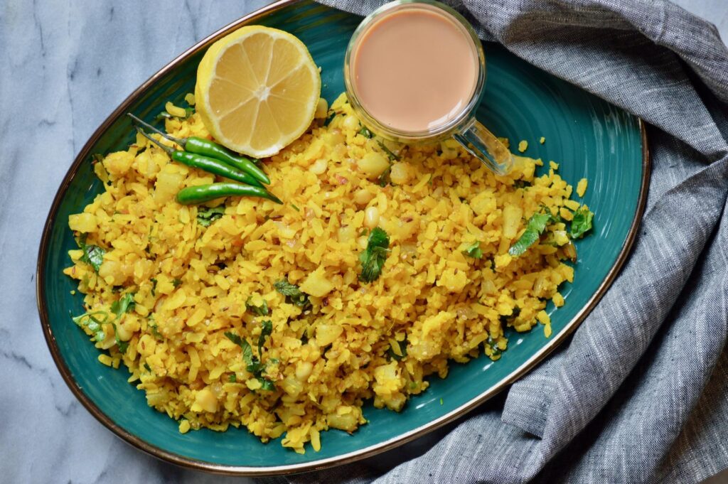 vegetable poha